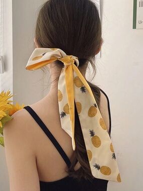 Pineapple Print Scarf M1656